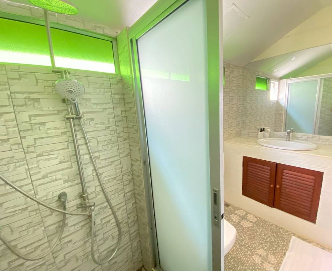Ensuite with rain shower